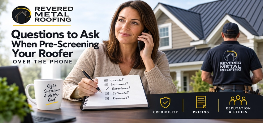 Questions to Ask When Pre-Screening Your Roofer Over the Phone Hingham massachusetts