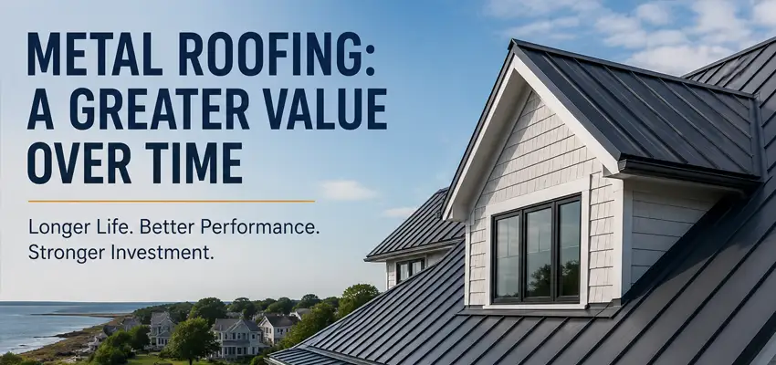 Why Metal Roofing Delivers Stronger Long-Term Value Than Asphalt Shingles